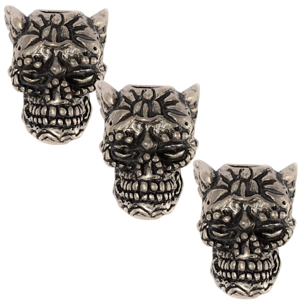 3321 Aquilo Skull Beads - 3 Pack